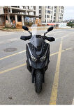 Kymco DTX 250 Siperlik Ön Cam 2024 Model 55cm şeffaf Renkli 4mm Elcik Model