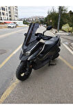 Kymco DTX 250 Siperlik Ön Cam 2024 Model 55cm Siyah Renkli 4mm Elcik Model
