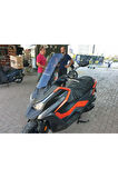 Kymco DTX 360 Siperlik Ön Cam 2022-2023 Model 55cm Açıkfüme Renkli 4mm ORTA BOYLU CAM