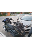 Kymco DTX 360 Siperlik Ön Cam 2022-2023 Model 55cm Şeffaf Renkli 4mm ORTA BOYLU CAM