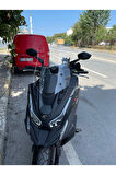 Kymco DTX 360 Siperlik Ön Cam 2022-2023 Model 65cm Şeffaf Renkli 4mm UZUN CAM