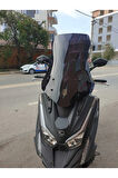 Kymco DTX 360 Siperlik Ön Cam 2022-2023 Model 65cm Siyah Renkli 4mm ORTA BOYLU CAM