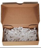 Netzerkoz 50 Adet 10mm Beyaz Plastik Dübel