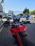 MOTOCAM Ducati Multistrada V2 Siperlik Ön Cam 2022-2025 Model 60cm Füme Renkli 4mm
