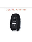 Peugeot 208 308 508 2008 3008 5008 Rifter Anahtar Kılıf 2.Resime Bakınız Anahtarsız Çalıştrma Uygun