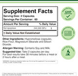 Double Wood Serrapeptase 240,000 Proteolytic Hearth Enzyme Joint Health 120 Caps