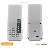 Çok Fonksiyonlu Bluetooth Hoparlör: DX-1502BT 8W RGB Işıklı Taşınabilir Ses Sistemi ve Işıldak