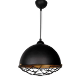 Dylight Retro Metal Kafesli Siyah Dekoratif Sarkıt Avi Çap:30 cm