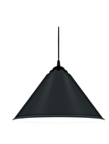 Dylight Retro Metal Dekoratif Rustik Kafe Mutfak Aydınlatma Siyah Tekli Sarkıt Avize Çap:30 Cm