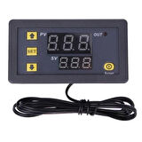 Diyotlab 12V DC Dijital Sıcaklık Kontröl Cihazı LED Ekran Termostat W3230