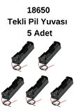 Diyotlab 18650 Tekli Pil Yuvası 5 ADET