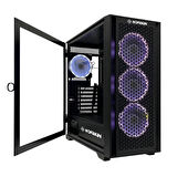 DARYUN NİRSA GAMING PRO 4 x 120 MM BLACK ARGB FANLI BİLGİSAYAR KASASI
