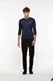 Slazenger Odin Erkek Sweatshirt Lacivert