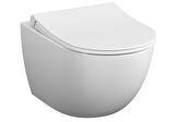 VitrA Sento 7748B003-6248 Asma Klozet ve Klozet Kapağı Seti, Beyaz
