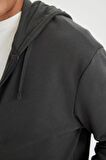 DeFacto Comfort Regular Fit Rahat Kalıp Kapüşonlu Kalın İçi Yumuşak Tüylü Fermuarlı Sweatshirt D2323AX24AUAR104
