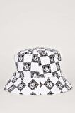 DeFacto Kız Çocuk Disney Mickey & Minnie Desenli Gabardin Bucket Şapka C0596A824SMBK23