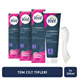 Veet Profesyonel Krem Promo Tüy Dökücü Krem 200 x 3