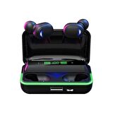 E10 Bluetooh Kulaklık Dijital Göstergeli Stereo Dokunmatik HD Ses