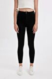 DeFacto Jegging Yüksek Bel Bilek Boy Dar Paça Basic Düz Jean Pantolon B7498AX24AUNM40