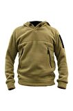 Genius Store Erkek Polar Outdoor Kapşonlu Kombat Tactical Cepli Polar