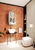 VitrA Plural 126-003-029 Klozet Kapağı, Yavaş Kapanır, Kolay Çıkabilir, Bakır - Beyaz