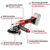 Einhell AXXIO 18/125, Akülü Avuç Taşlama