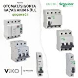Elektrikli Araç Kombinasyon Kutusu, Tesla Blue Adaptöre Uyumlu, ''Medium ALL'' 3x32A + 1x16A V i k o / P a n a s o n i c