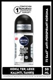 Nivea Men Erkek Roll On Deodorant Black&white Invisible Original 50ml, 72 Saat Anti-perspirant Koruma