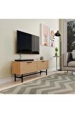 Mezza 4014 BLANCO 138 CM (METAL AYAKLI) TV ÜNİTESİ SEPET YUNUS