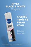 Nivea Kadın Sprey Deodorant Black&White Invisible Clear 150ml, 72 Saat Anti-perspirant Ter Koruması