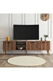 Mezza Exxen 180 Cm (Ahşap Ayaklı) Tv Ünitesi Hat Rengi 1583