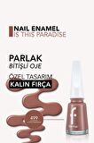 Flormar Klasik Parlak Bitişli Yüksek Pigmentli Oje - Nail Enamel -499 Is Thıs Paradıse New- 8682536036320