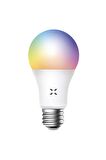 Wi-Fi LED Akıllı RGB Ampul Mobil Uygulama Denetimli, Google Home ve Alexa Uyumlu Çok Renkli Lamba X7021