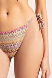 DeFacto x Ayje Desenli Bağcıklı Bikini Altı C6157AX24HSYL61