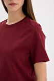 Regular Fit Bisiklet Yaka Basic Düz Casual Premium Kısa Kollu Tişört