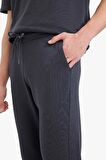 Regular Fit Eşofman Altı Beli Bağcıklı Cep Detaylı Düz Paça