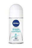Nivea Kadın Roll On Deodorant Fresh Comfort 50ml,48 Saat Deodorant Koruması