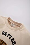 DeFacto Erkek Bebek Bisiklet Yaka Kaplan Baskılı Sweatshirt C0635A524SPER42
