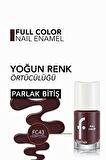 Flormar Yoğun Pigmentli Parlak Oje- Full Color Nail Enamel- Fc43 Chunky Cocoa -8690604379965