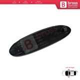 Renault Clio MK2 Kangoo MK1 1997-2009 8200083505 İçin Siyah dCi Sağ veya Sol Kapı Bandı Çıta Yazısı
