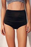 Angelsin Siyah Yüksek Bel Bikini Takım