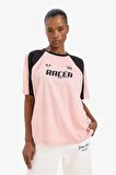 DeFactoFit Boxy Fit Bisiklet Yaka Baskılı Sporcu Kısa Kollu Tişört E4793AX25SPPN243