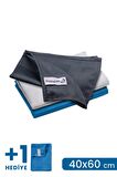 Pella Active 3'lü Mikrofiber Temizlik Bezi, Cam, Araba, Mutfak Bezi (40X60 CM) Promosyonlu Ürün
