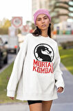 Mortal Kombat Baskılı Unisex Oversize Anime Sweatshirt