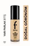 Flormar Invisible Cover HD Hafif Yapılı & Yarı Parlak Bitişli SPF30 Fondöten