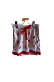 Ekru Kız Çocuk T-shirt Şort Pijama Takımı