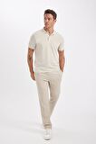 DeFacto Slim Fit Dar Kesim Kısa Kollu Pamuklu Polo Tişört D0033AXNSBG779