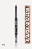 Flormar Açılı Kaş Kalemi Ve Kaş Fırçası (bej) - Angled Brow Pencil - 001 Beige - 8690604572038