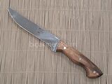Ahşap Sap Et Bıçağı 27cm Toplam Uzunluk Geniş Ağız