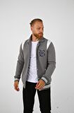 BRG Gri Erkek Kolej Regular Fit Ceket